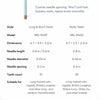 Long- and Short-Tooth Pet Rake Comb for Dogs and Cats