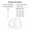Enclosed Polyester Pet Bed House for Dogs and Cats