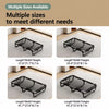 Foldable Elevated Pet Cot with Breathable Mesh