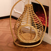 Hanging Rattan Pet Basket Bed for Pets Up to 22 lb