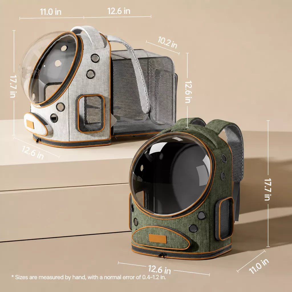 Pet Carrier Backpack with Panoramic Window