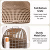 Portable Plastic Pet Carrier for Small Dogs and Cats