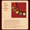 Red Chinese New Year Pet Collar with Lucky Charm