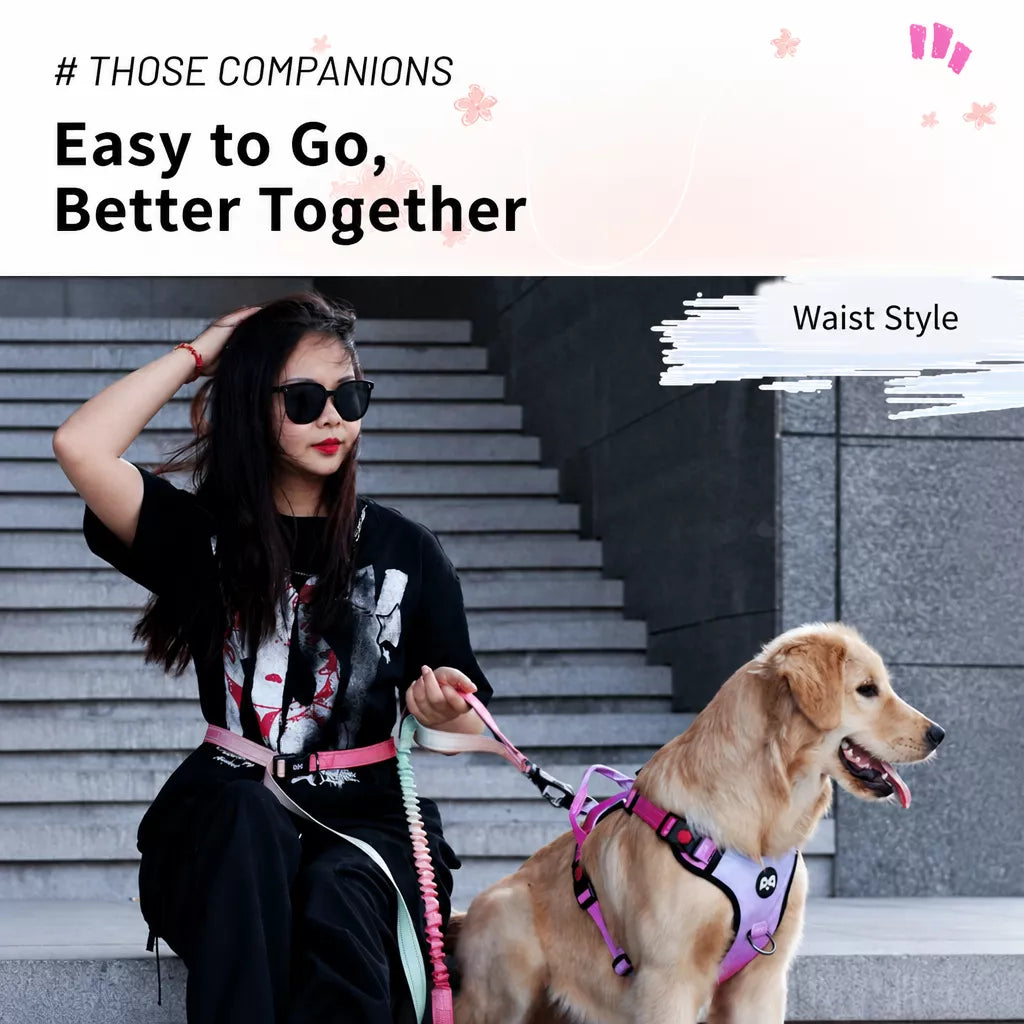 Crossbody Elastic Dog Leash