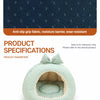 Covered Tent-Style Pet Bed for Cats and Small Dogs