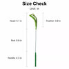 Cat Teaser Wand Toy with Feather & Fiber Teasers