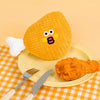 Plush Cat Toy with Crinkle Paper, Squeaker & Catnip