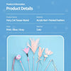 5-Piece Feather Cat Toy Set with Bells
