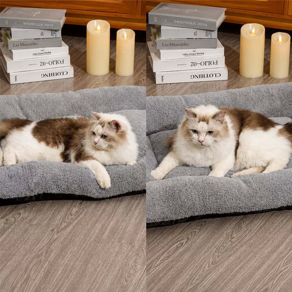 Gray Techno-Fabric Bed for Dogs & Cats
