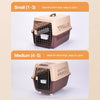 Plastic Travel Carrier for Cats and Small to Medium Dogs