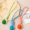Rope Tug and Treat-Dispensing Dog Toy