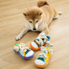 Oxford Cloth Squeaky Slipper Toy for Dogs