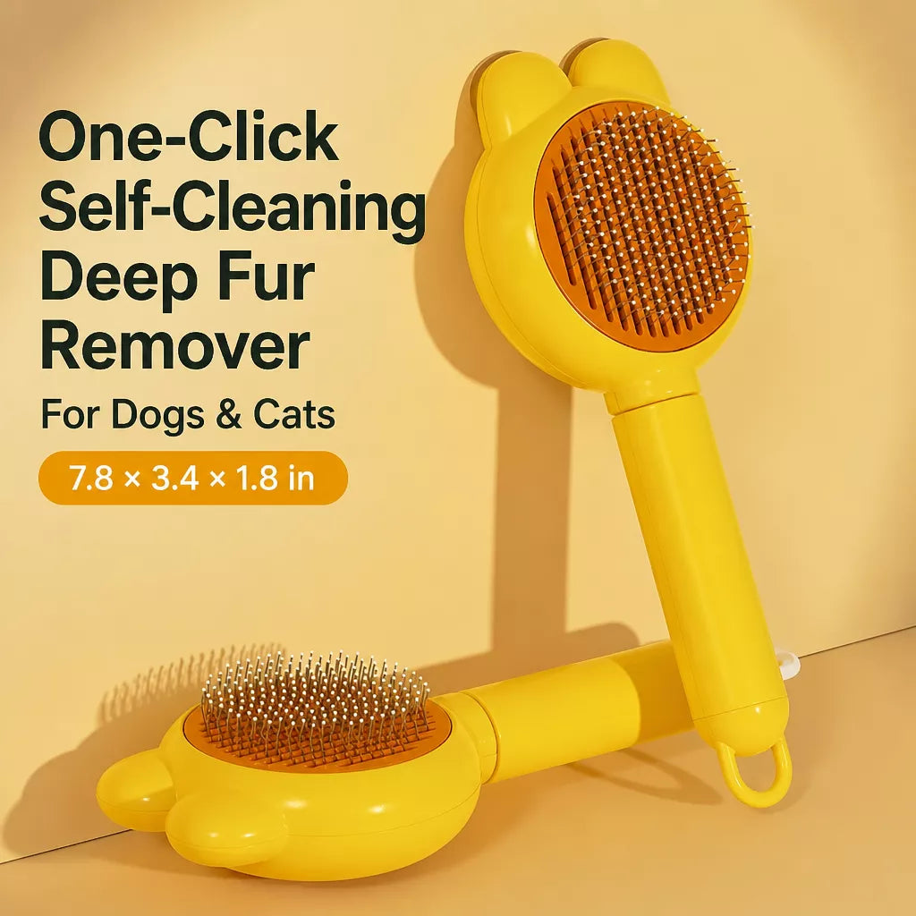 Slicker Brush for Long-Haired Dogs and Cats | PawMerry