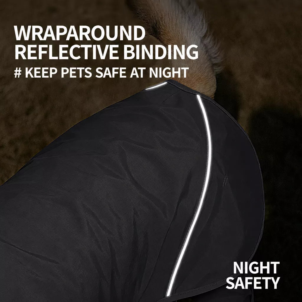 Four-Leg Rain Jacket for Medium to Large Dogs