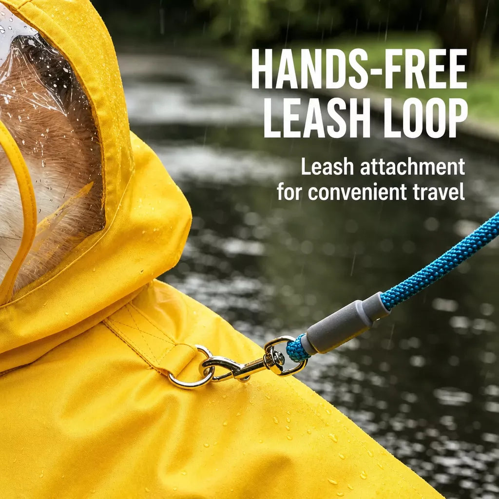 Waterproof Four-Leg Dog Raincoat