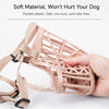 Soft Mesh Dog Muzzle with Plastic Guard