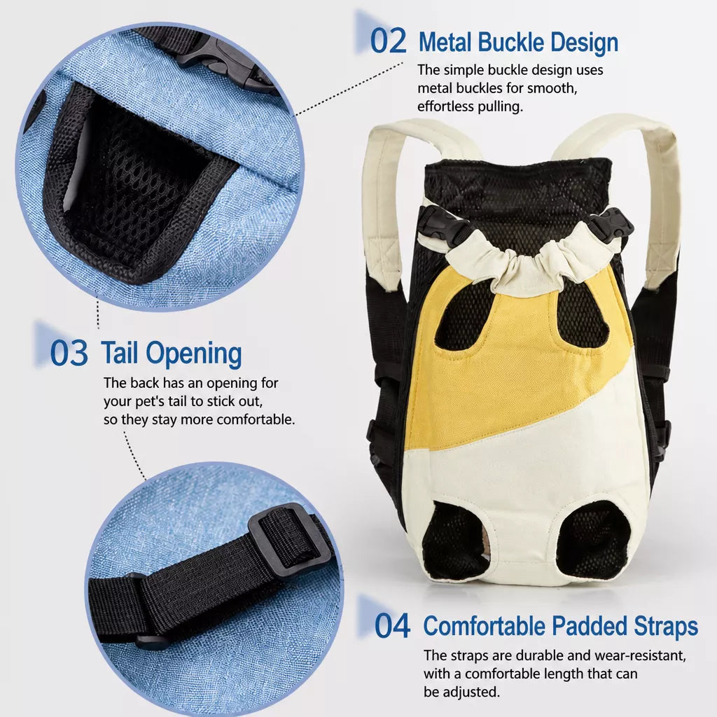 Front Carrier Backpack for Small Dogs and Cats