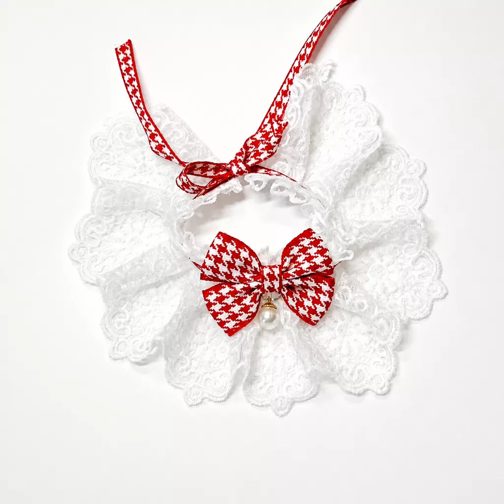 Pet Bib with Bow for Cats and Dogs