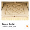 Two-Level Square Sisal Cat Scratcher Barrel with Resting Space