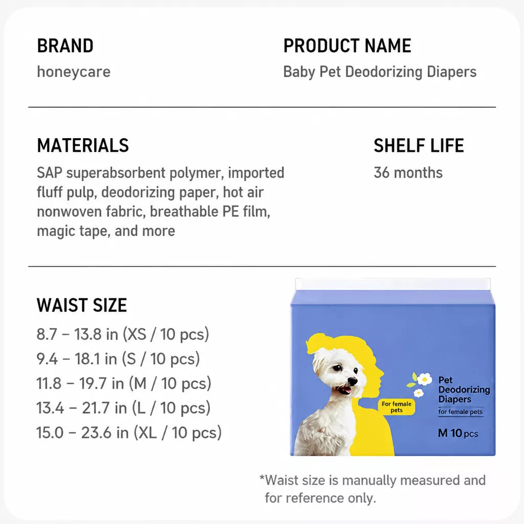 Dog Diapers for Male & Female Dogs