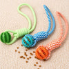 Rope Tug and Treat-Dispensing Dog Toy