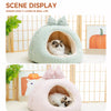 Covered Tent-Style Pet Bed for Cats and Small Dogs