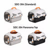 Portable Plastic Pet Carrier for Small Dogs and Cats