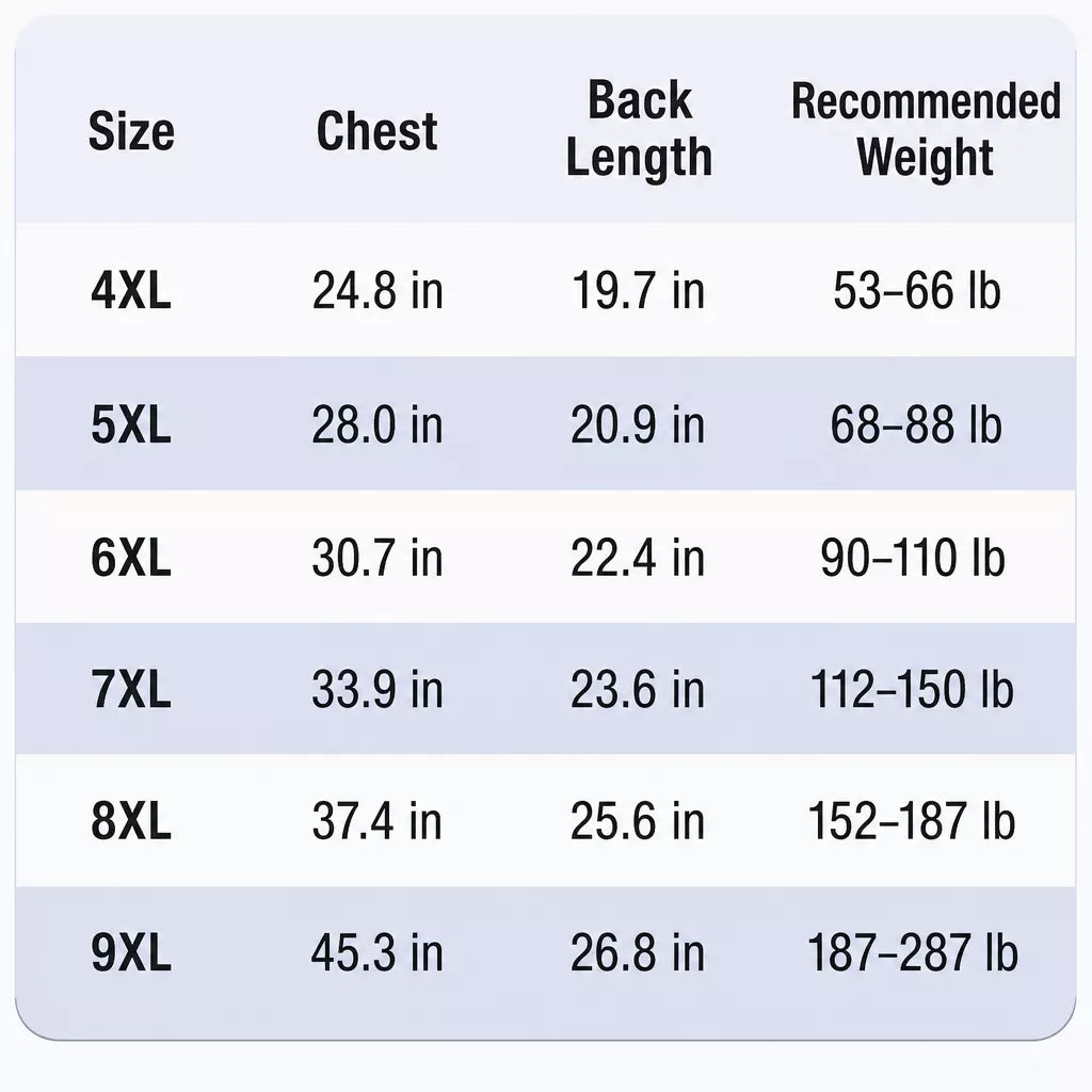 Lightweight Summer Dog Shirt for Medium to Large Breeds