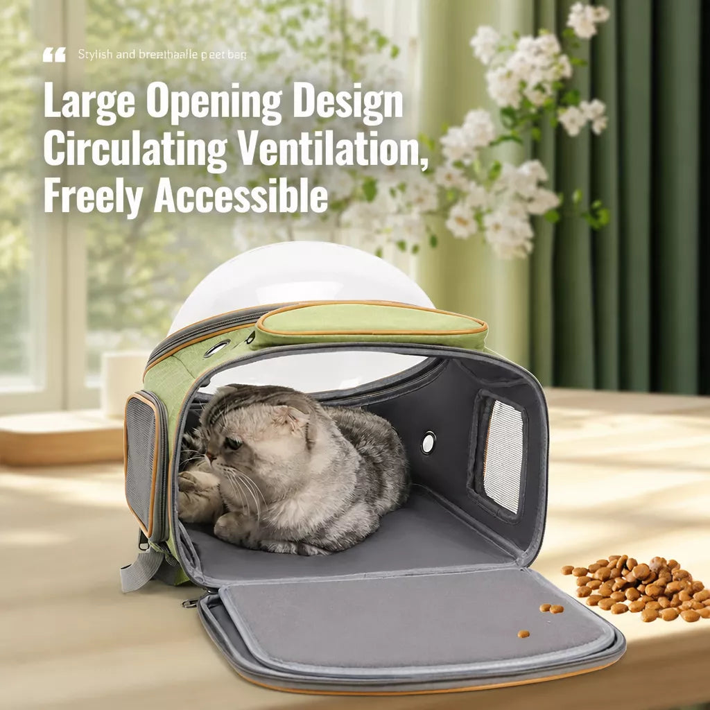 Pet Carrier Backpack with Panoramic Window