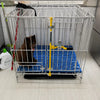 Galvanized Steel-Bar Dog Crate for Indoor or Outdoor Use