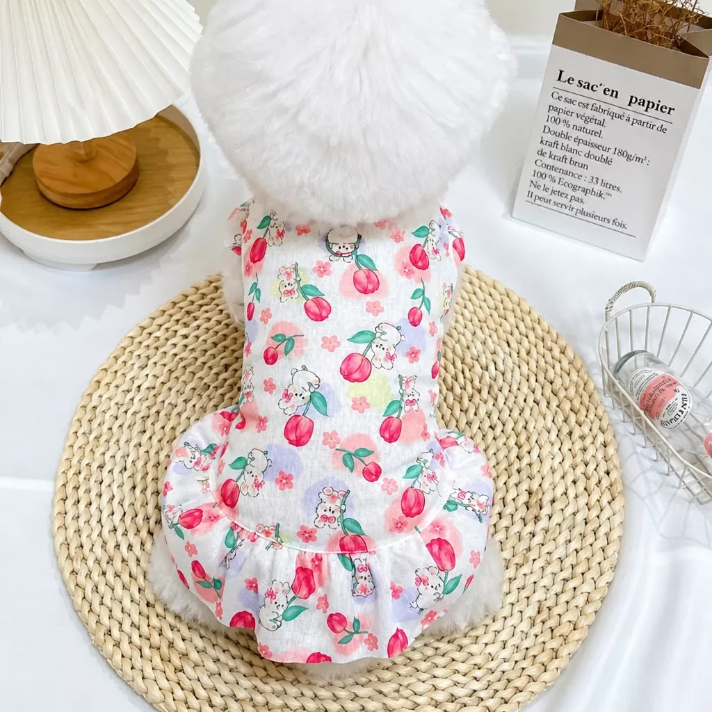 Breathable Mesh Summer Dress for Dogs and Cats