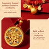 Red Chinese New Year Pet Collar with Lucky Charm
