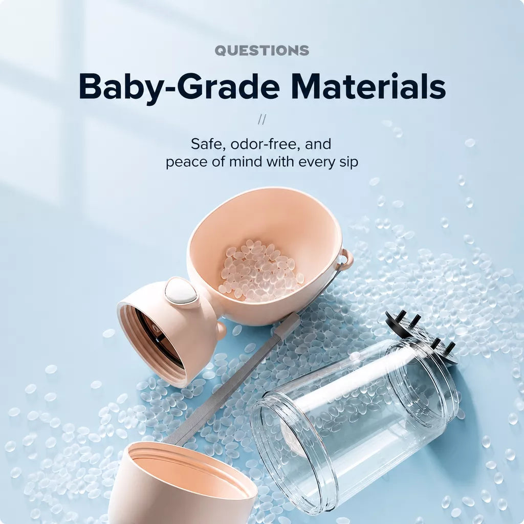 Portable Dog Water Bottle with Built-In Drinking Cup for Walks
