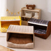 Enclosed Cat & Dog Bed with Removable, Washable Design