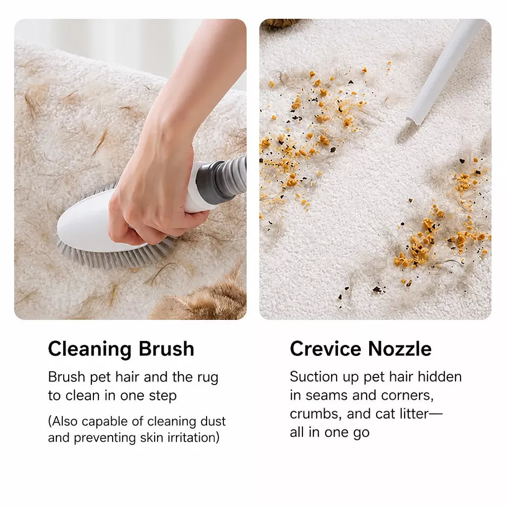7-in-1 Pet Grooming Vacuum Clipper