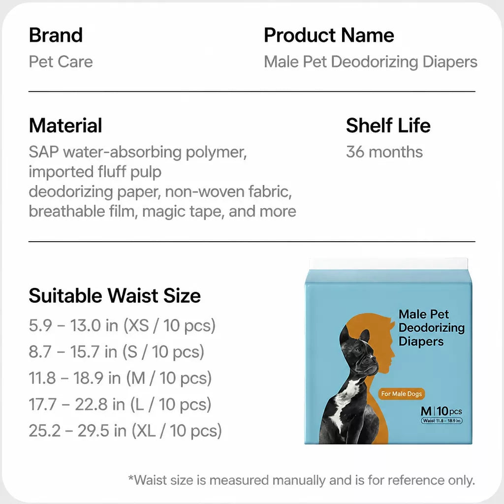 Dog Diapers for Male & Female Dogs
