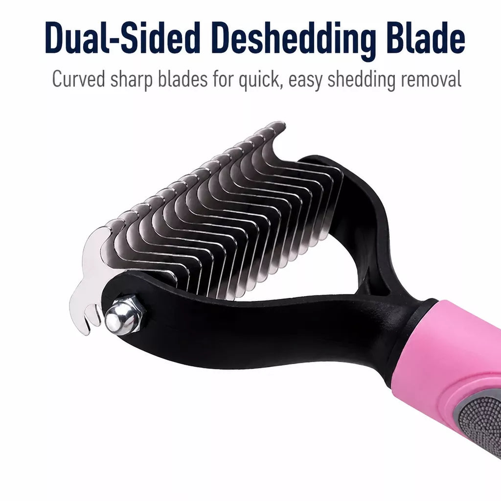 Cat Grooming Comb for Long Hair, Knots and Loose Fur