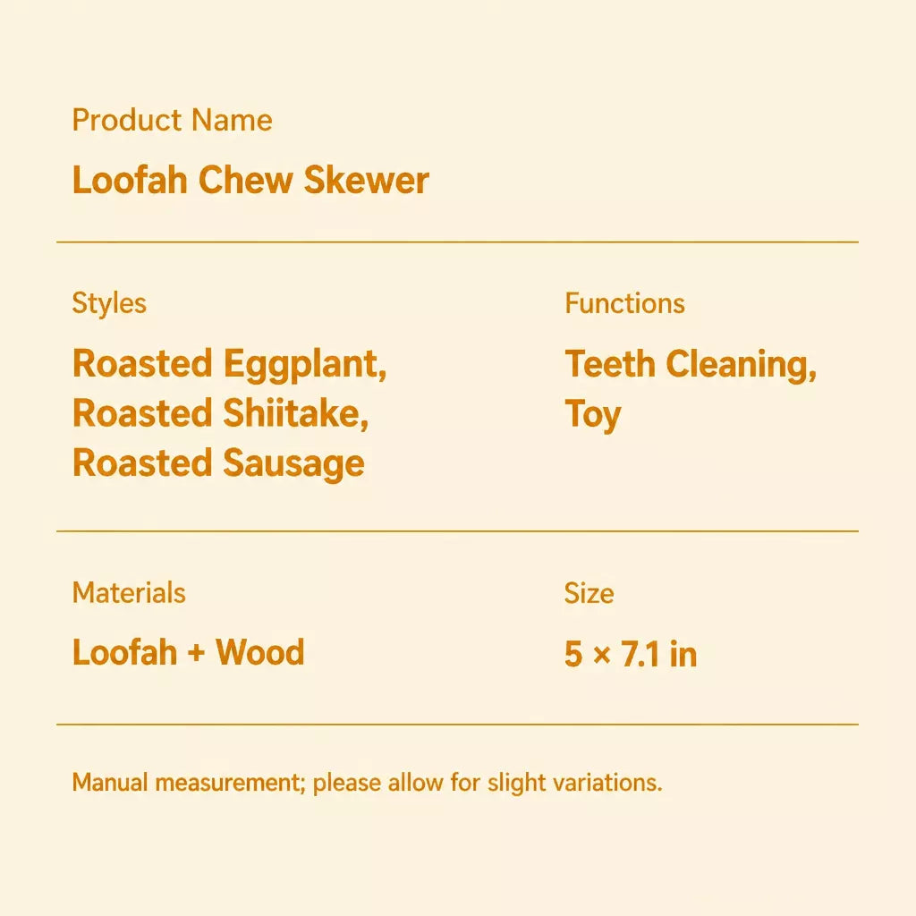 Cat Toy Collection with Natural Loofah and Catnip