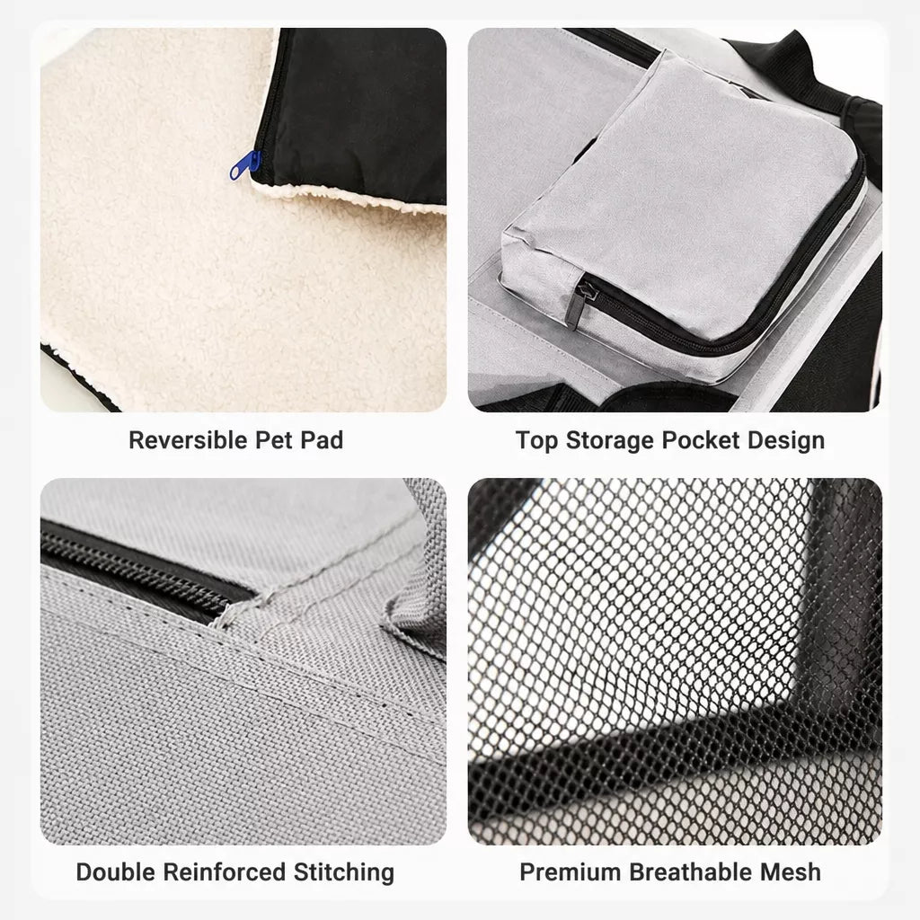 Portable Folding Pet Carrier for Car Travel