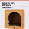 Corrugated Cardboard Cat Scratcher House with Hideaway