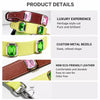 Faux Leather Dog & Cat Collar with Jewel Detail