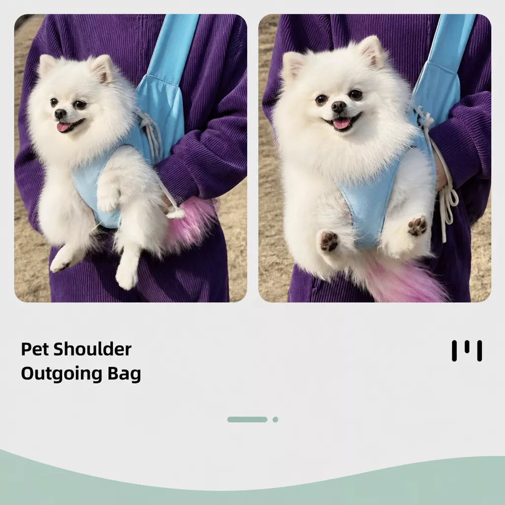 Front-Carry Pet Carrier Backpack for Small Dogs and Cats