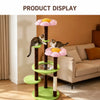 Multi-Level Solid Wood Cat Tree with Scratching Post