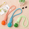 Rope Tug and Treat-Dispensing Dog Toy