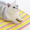 Striped Gel Pet Mat for Dogs and Cats