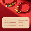 Red Chinese New Year Pet Collar with Lucky Charm