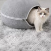 Enclosed Donut Tunnel Cat Bed