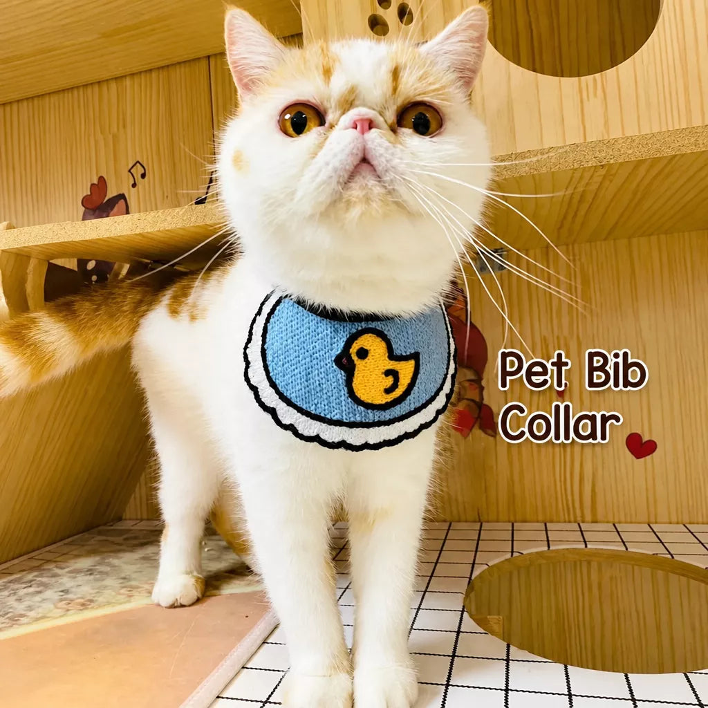 Pet Bib with Bow for Cats and Dogs