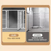 Indoor Pet Playpen with Door and Top