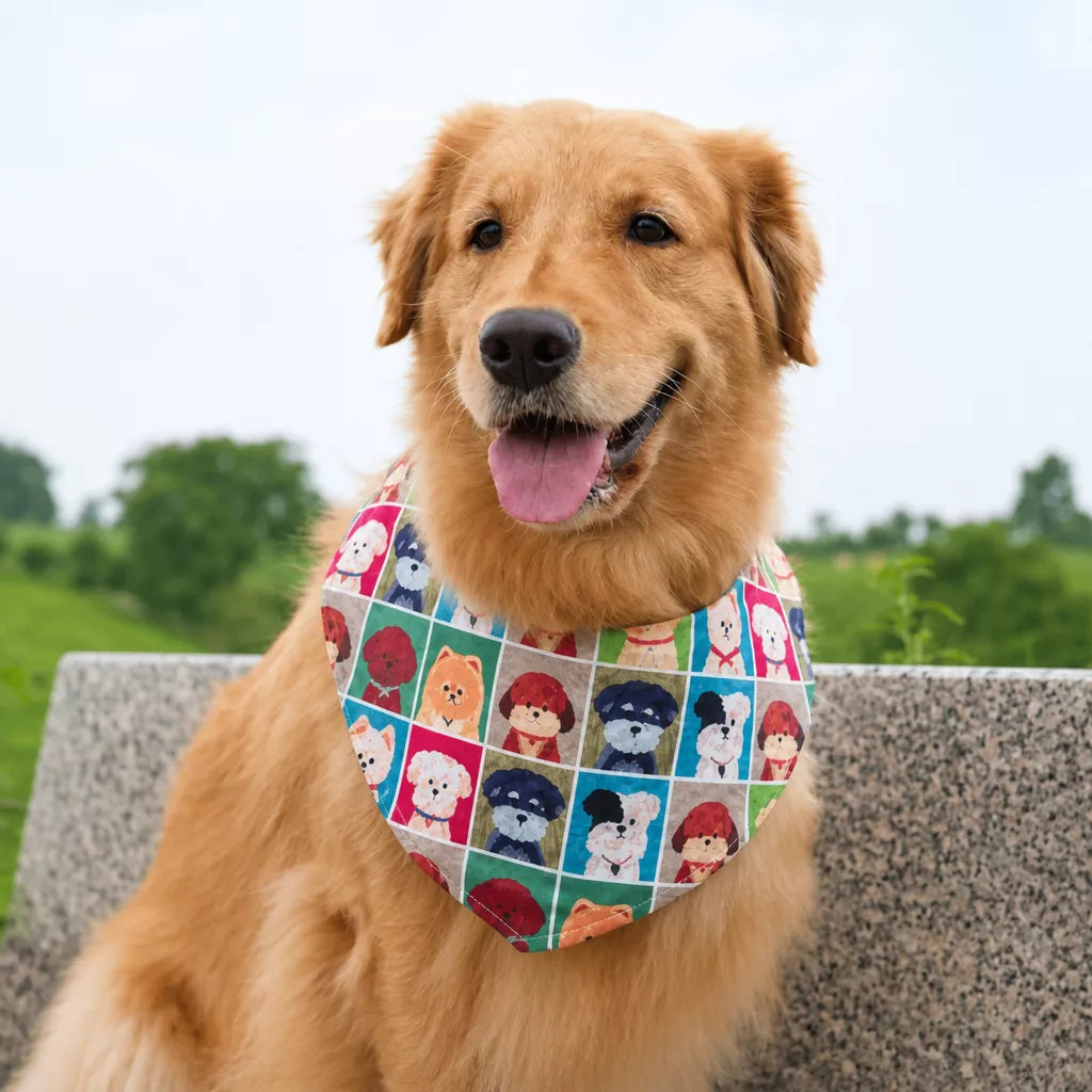 Adjustable Pet Bandana Bib for Dogs and Cats